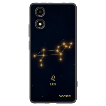 Picasee Motorola Moto E14 Hülle - Schwarzes Silikon - LEO