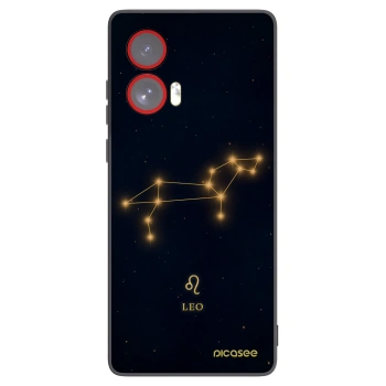 Picasee Motorola Edge 50 Fusion Hülle - Schwarzes Silikon - LEO