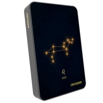 Picasee Powerbank mit MagSafe 10 000 mAh Grau - LEO