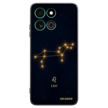 Picasee Motorola Moto G57 Power Hülle - Schwarzes Silikon - LEO