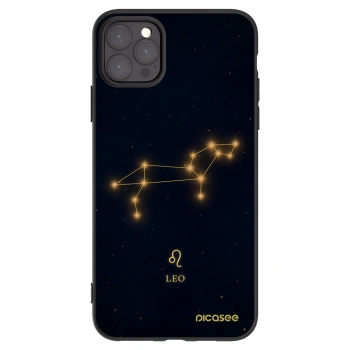 Picasee Apple iPhone 11 Pro Max Hülle - Schwarzes Silikon - LEO