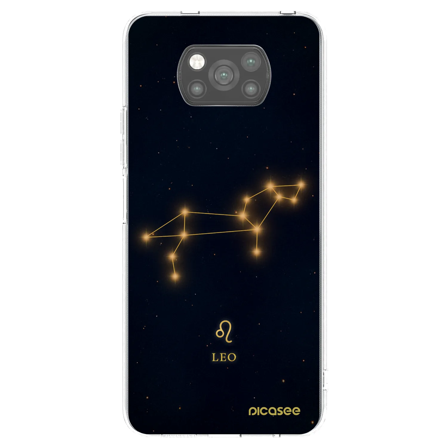 Picasee Xiaomi Poco X3 Hülle - Schwarzes Silikon - LEO