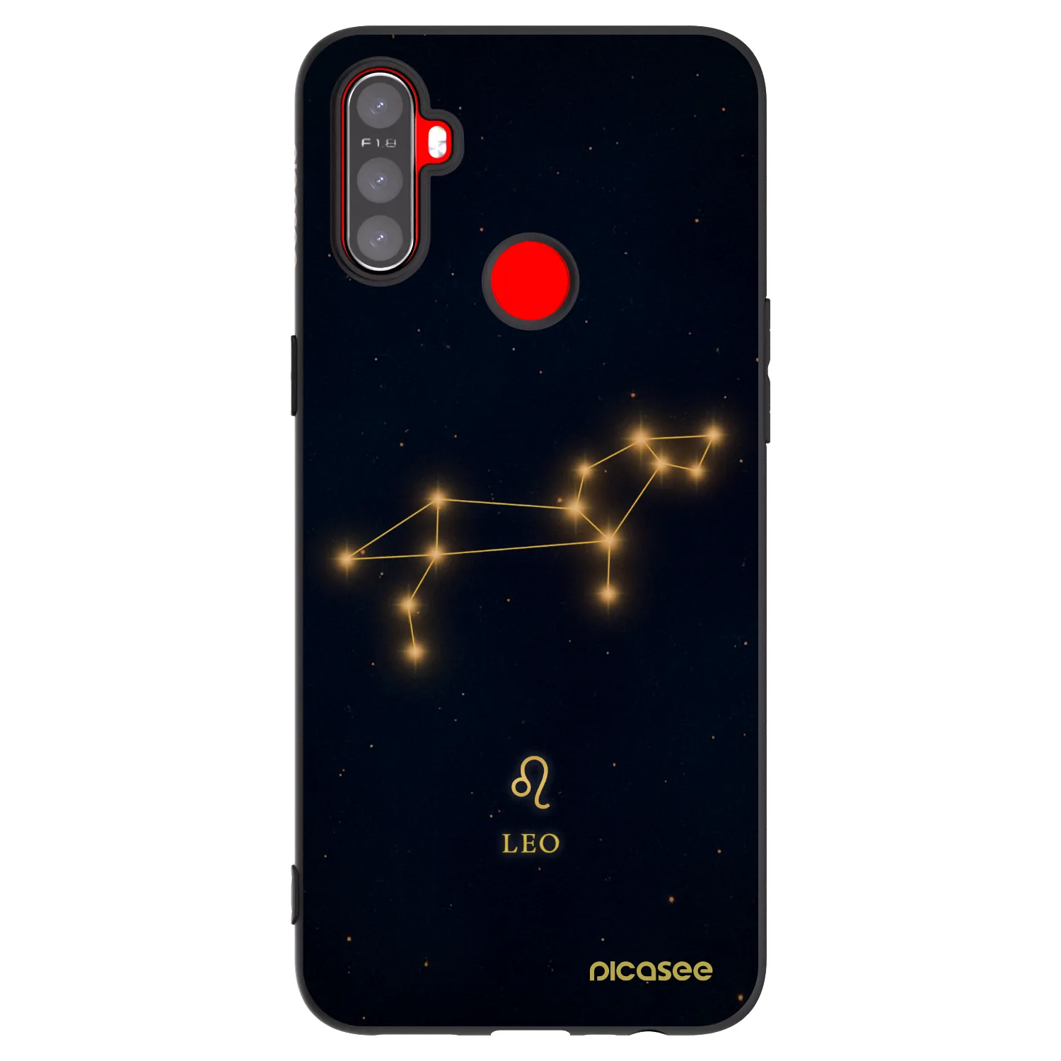 Picasee Realme 5 Hülle - Schwarzes Silikon - LEO