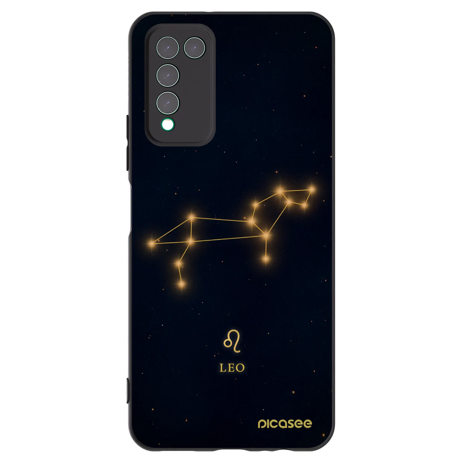 Picasee Honor 10X Lite Hülle - Schwarzes Silikon - LEO