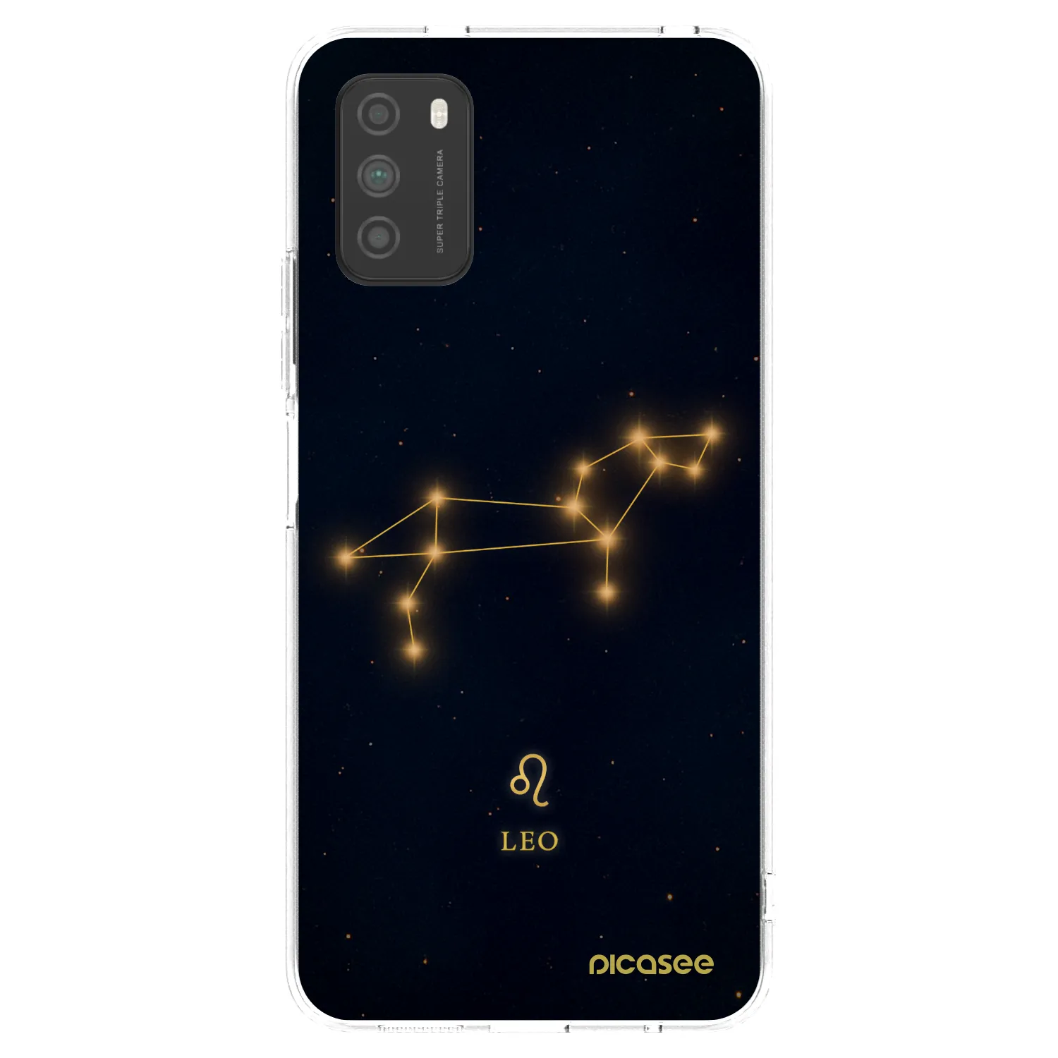 Picasee Xiaomi Poco M3 Hülle - Transparentes Silikon - LEO