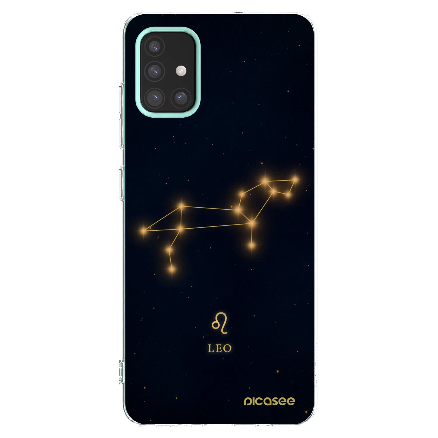 Picasee Samsung Galaxy M31s Hülle - Transparentes Silikon - LEO