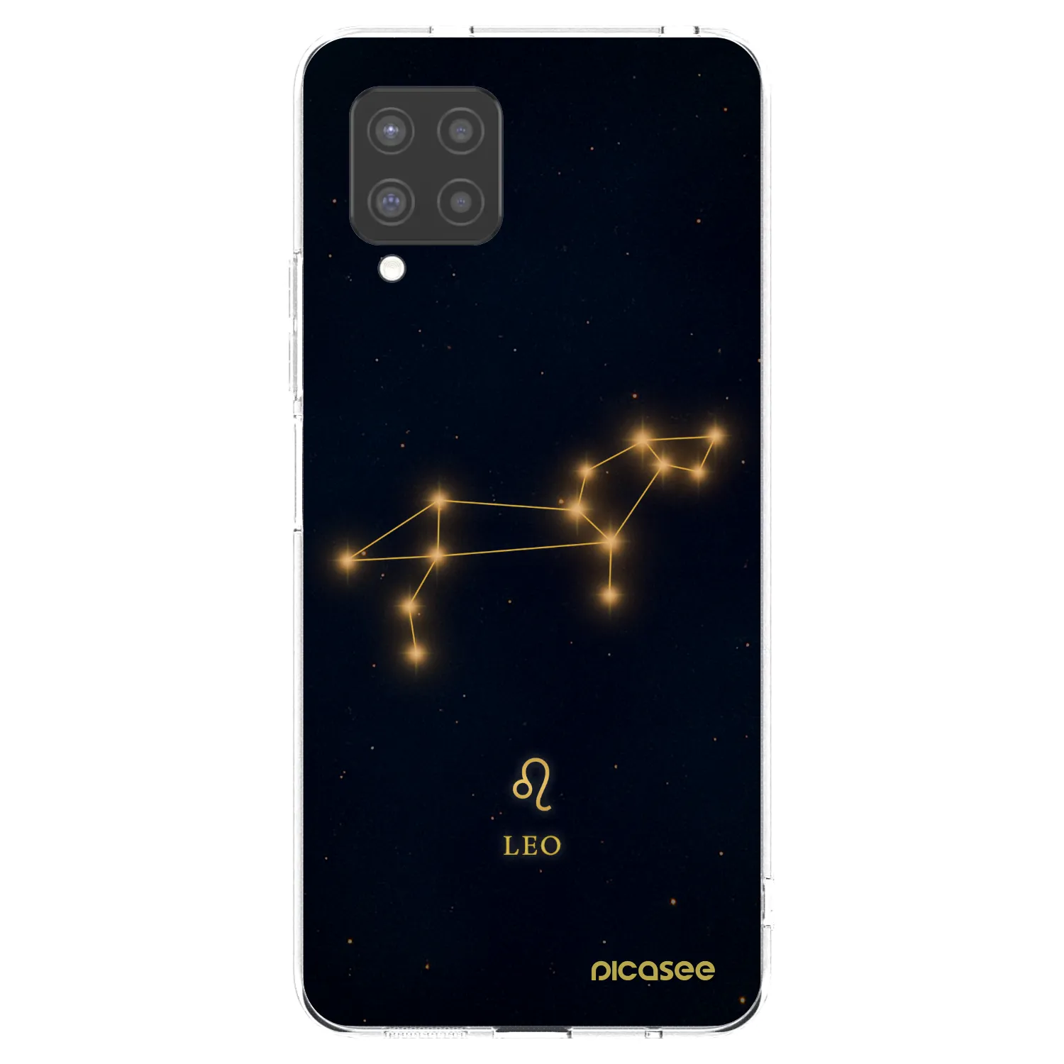 Picasee Samsung Galaxy A42 A426B Hülle - Transparentes Silikon - LEO