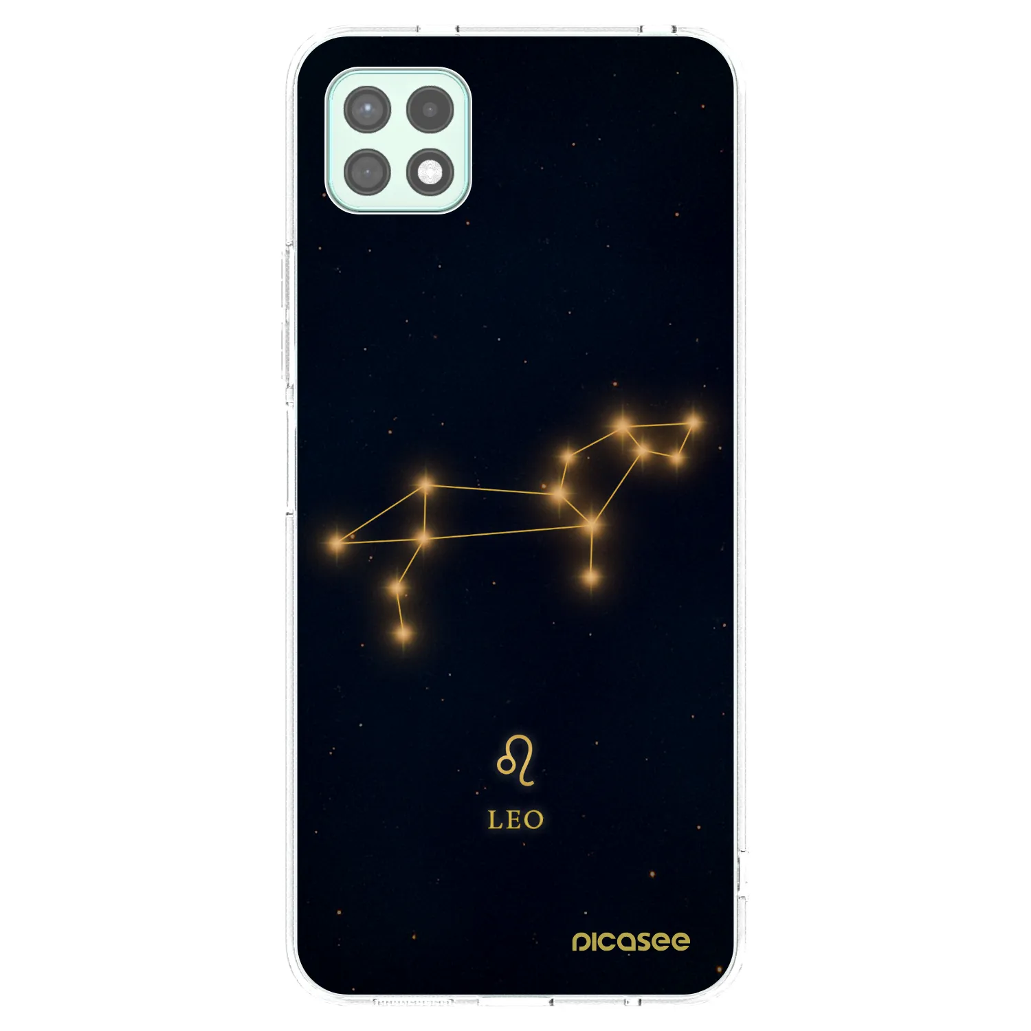 Picasee Samsung Galaxy A22 A226B 5G Hülle - Transparentes Silikon - LEO