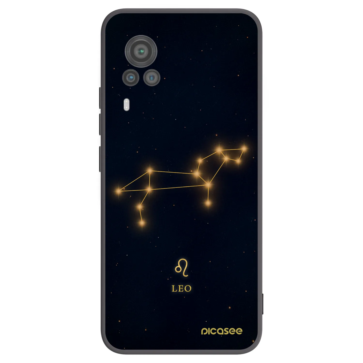 Picasee Vivo X60 Pro 5G Hülle - Schwarzes Silikon - LEO