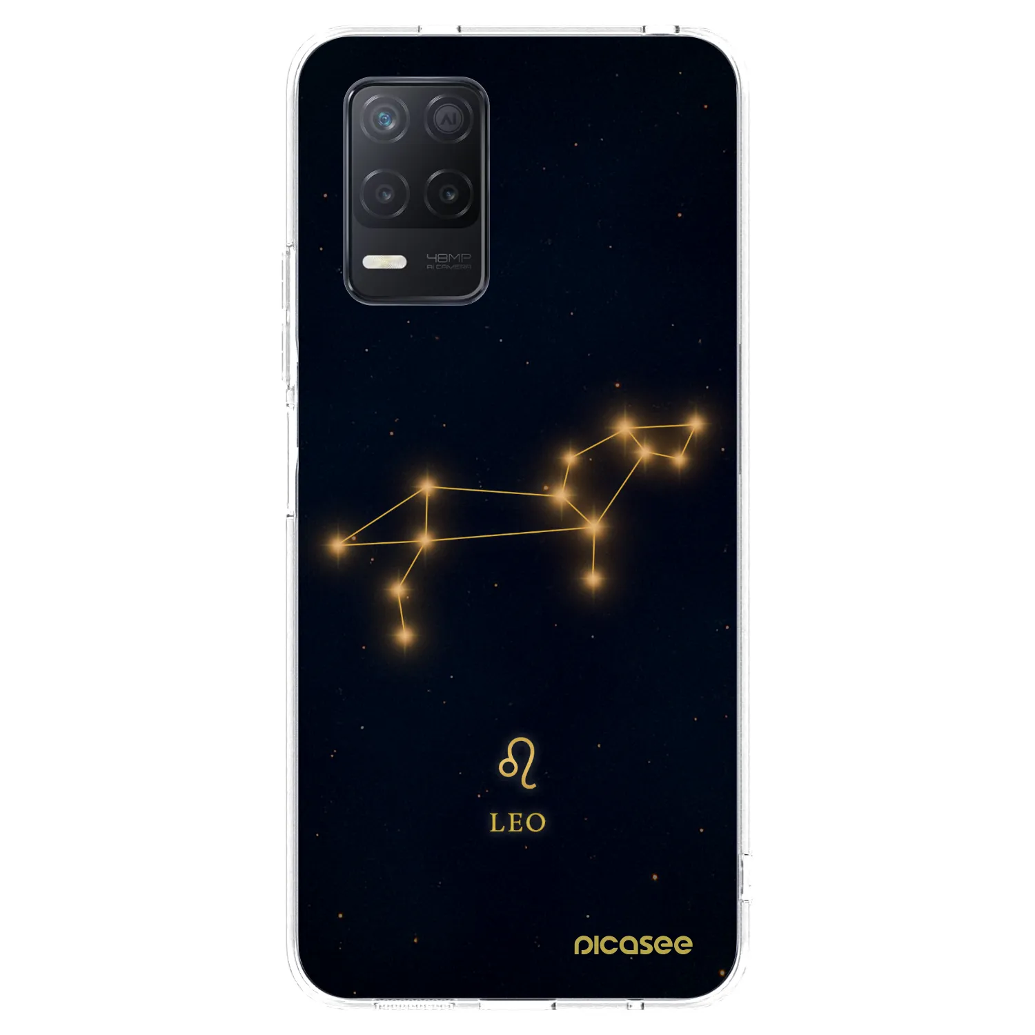 Picasee Realme 8 5G Hülle - Transparentes Silikon - LEO