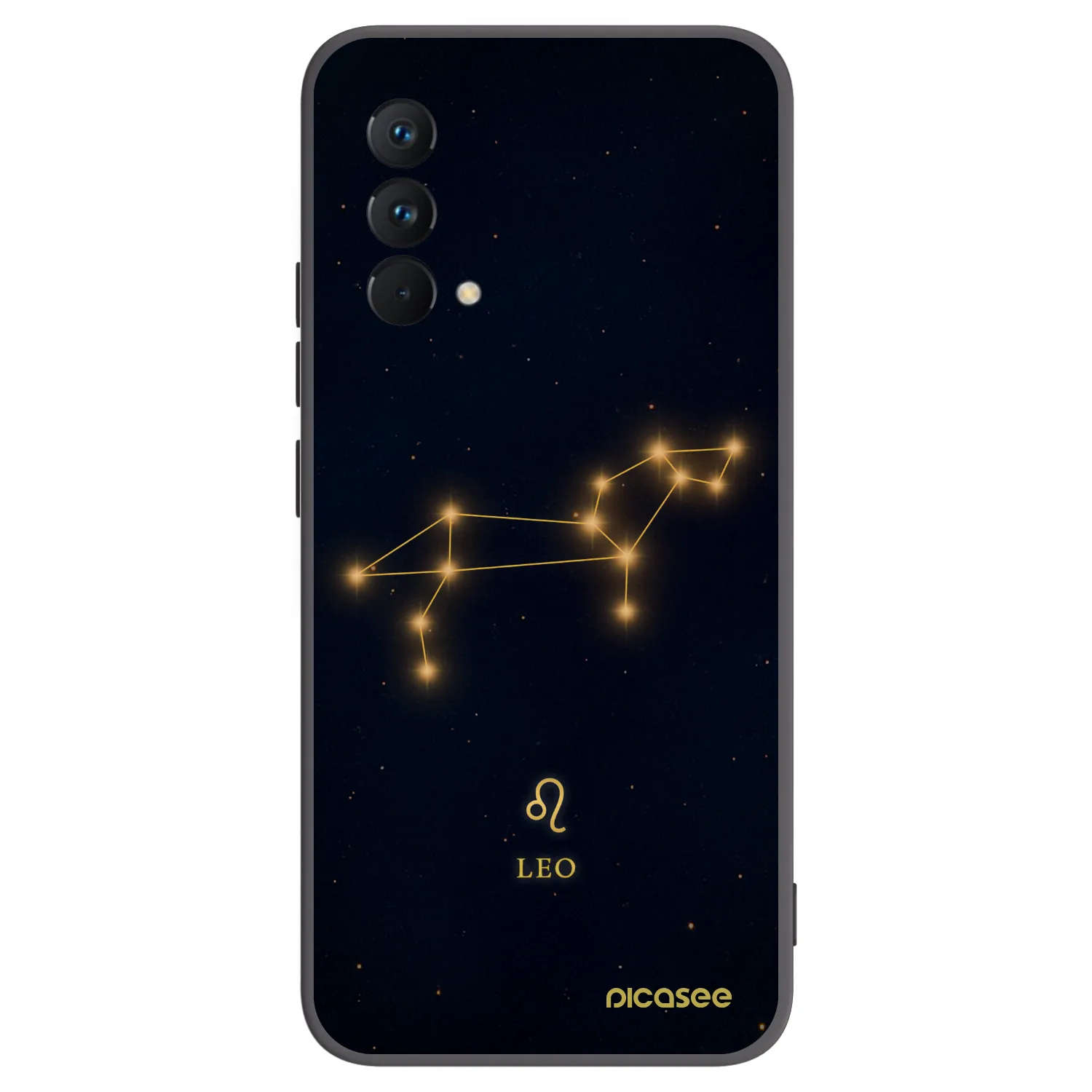Picasee Realme GT Master Edition 5G Hülle - Schwarzes Silikon - LEO