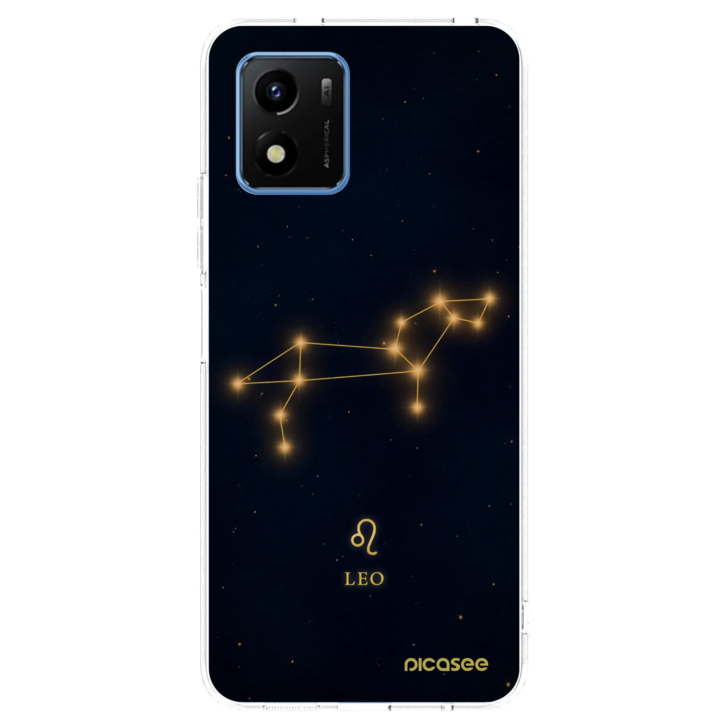 Picasee Vivo Y01 Hülle - Transparentes Silikon - LEO