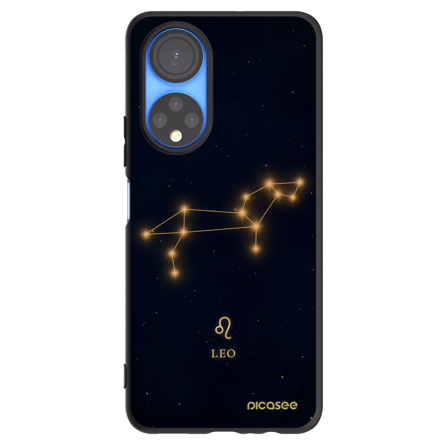 Picasee Honor X7 Hülle - Schwarzes Silikon - LEO