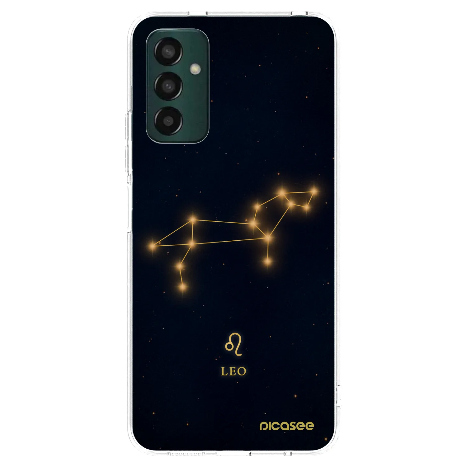 Picasee Samsung Galaxy M23 5G Hülle - Transparentes Silikon - LEO