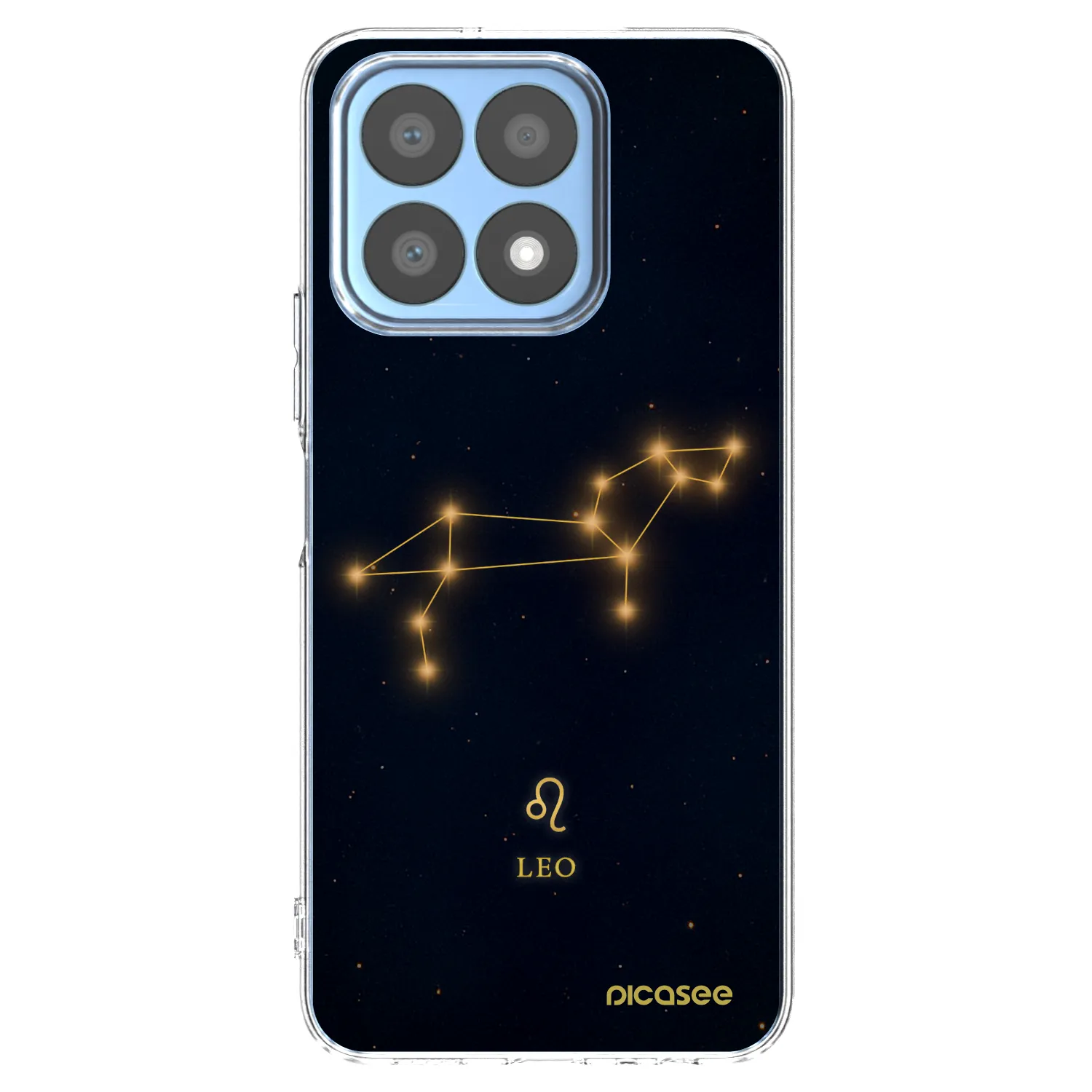 Picasee Honor X8a Hülle - Transparentes Silikon - LEO