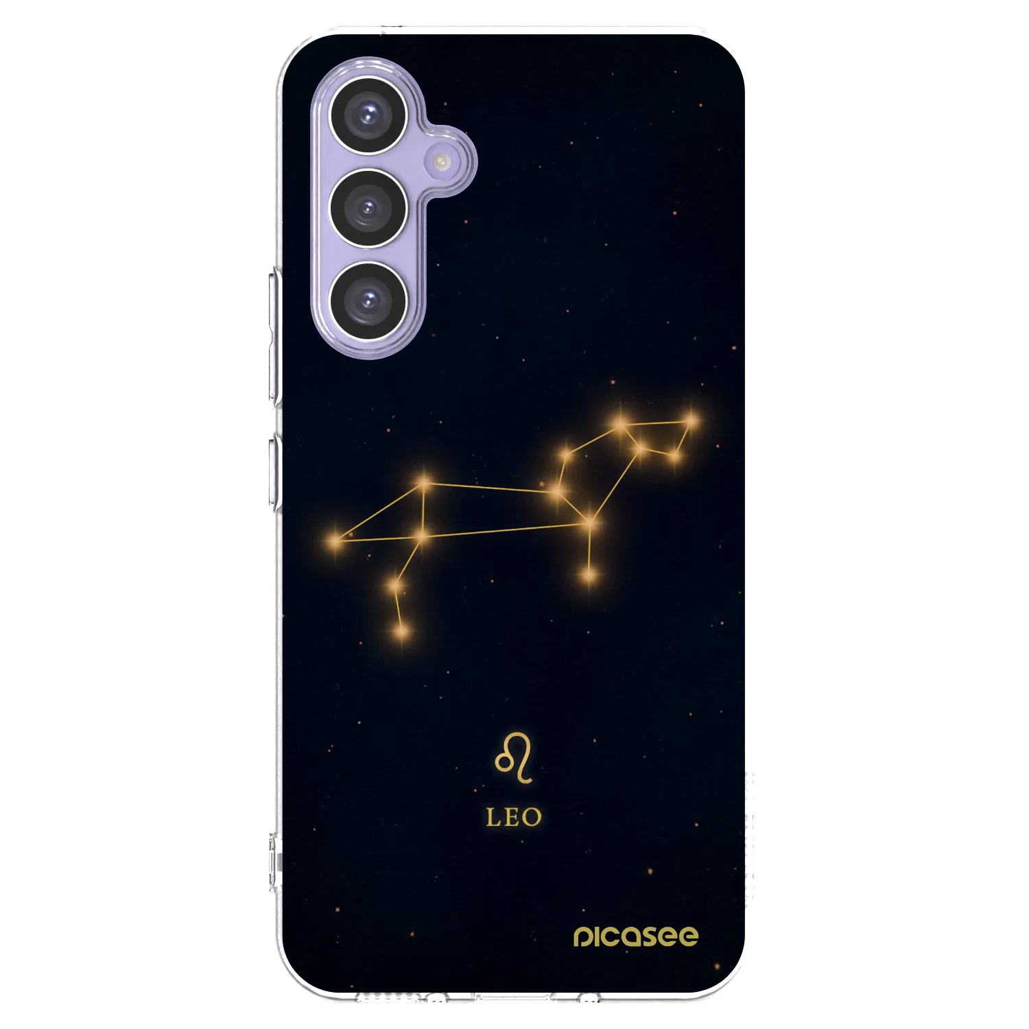 Picasee Samsung Galaxy A54 5G A546B Hülle - Transparentes Silikon - LEO