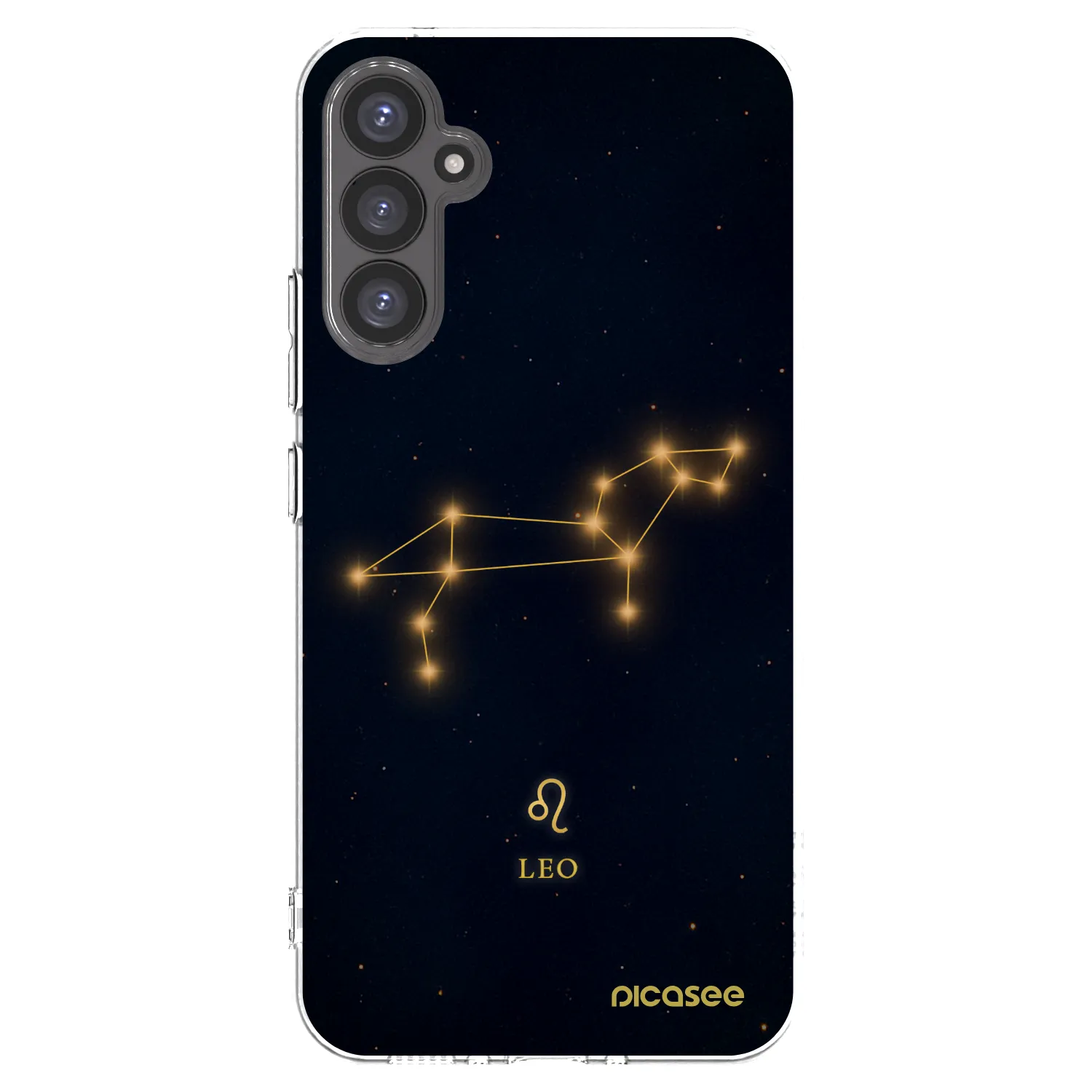 Picasee Samsung Galaxy A34 5G A346B Hülle - Transparentes Silikon - LEO