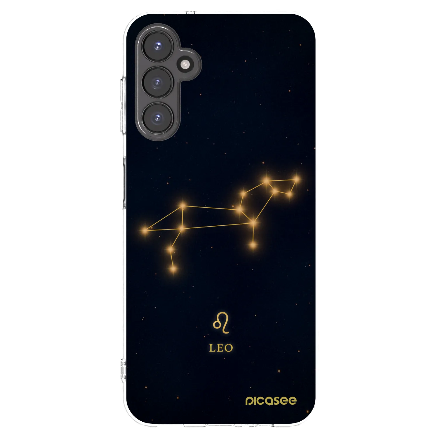 Picasee Samsung Galaxy A14 4G A145R Hülle - Transparentes Silikon - LEO