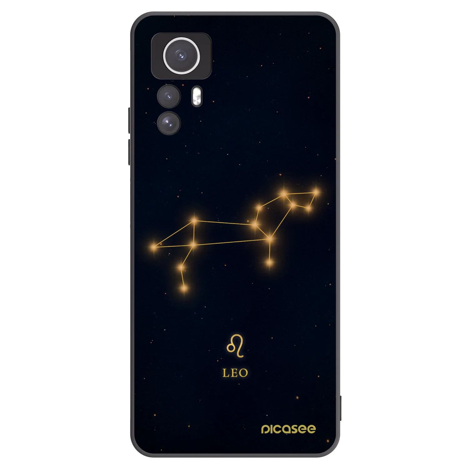 Picasee Xiaomi Redmi Note 12S Hülle - Schwarzes Silikon - LEO