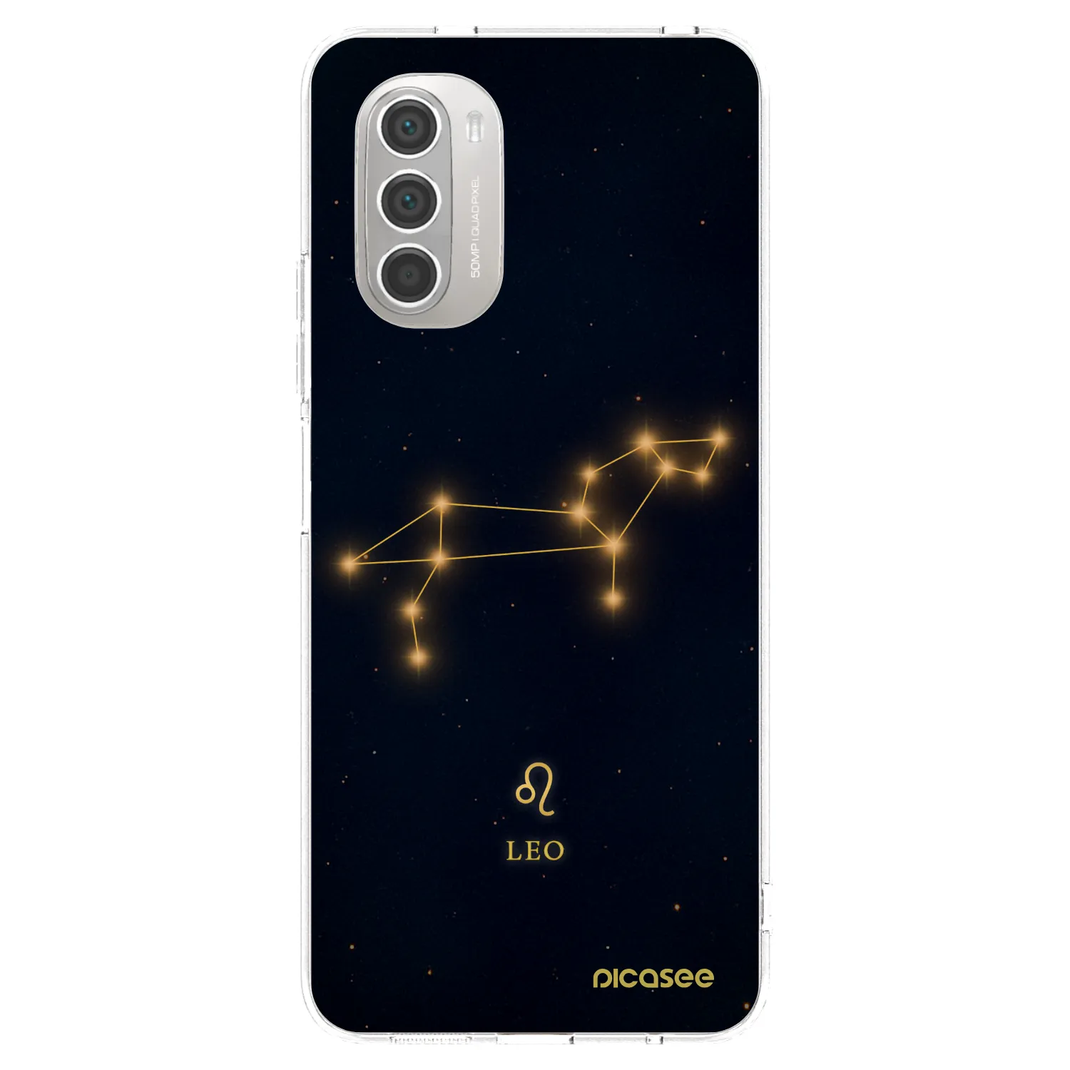 Picasee Motorola Moto G51 Hülle - Transparentes Silikon - LEO
