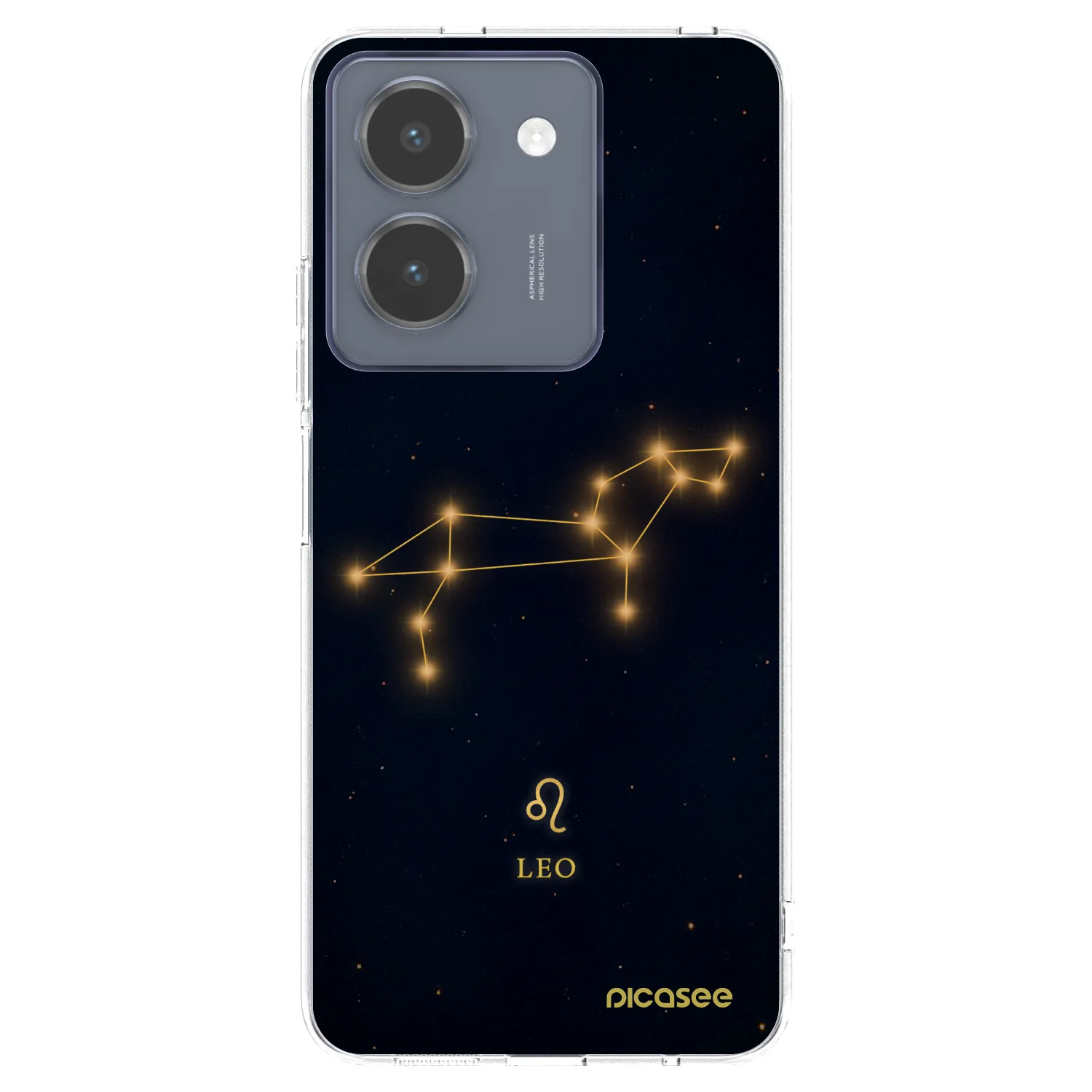 Picasee Vivo Y36 4G Hülle - Transparentes Silikon - LEO