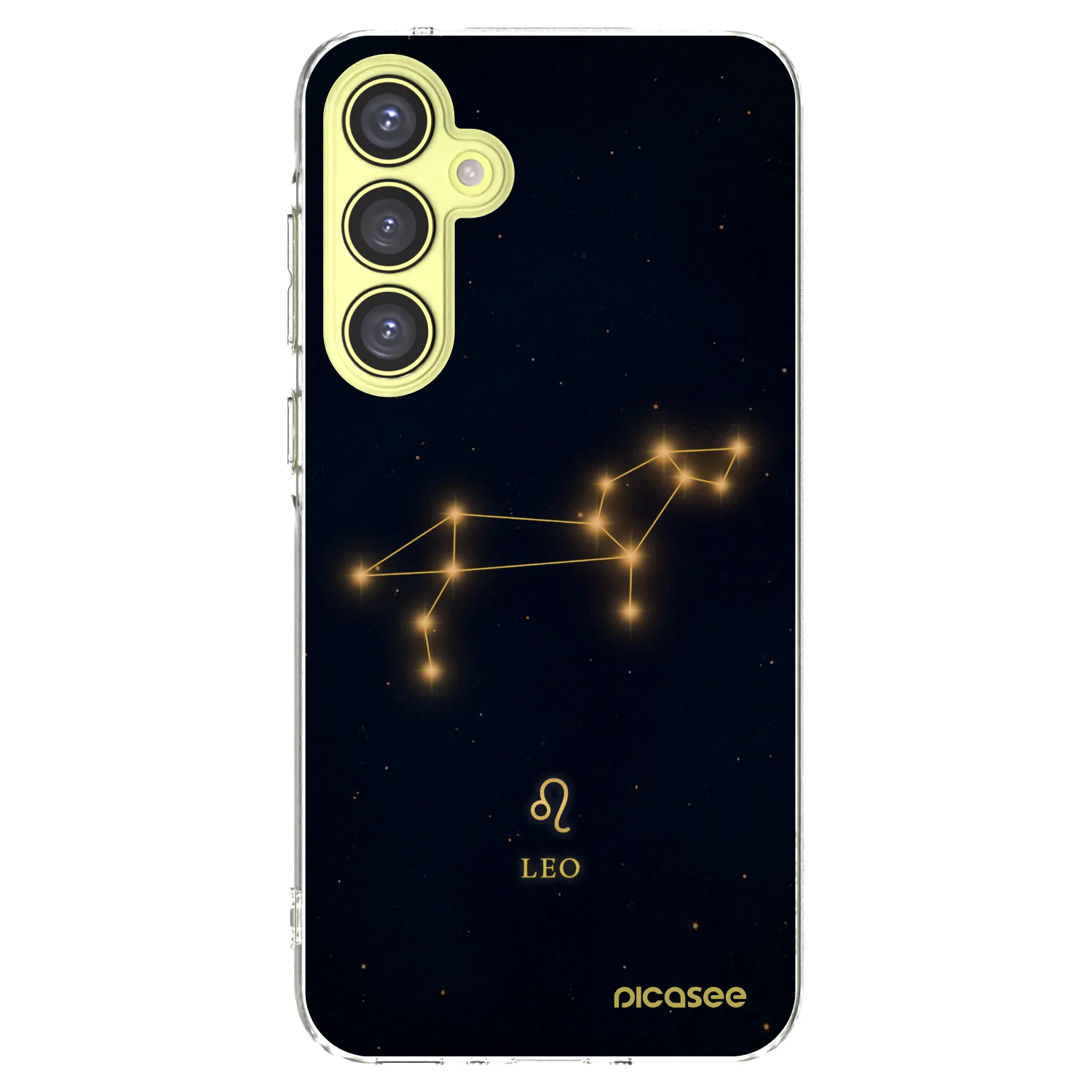 Picasee Samsung Galaxy A35 5G A356B Hülle - Transparentes Silikon - LEO