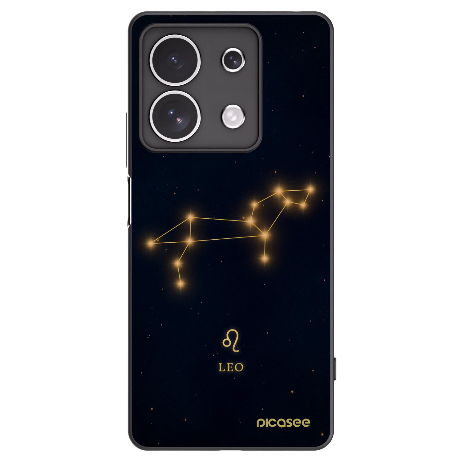 Picasee Xiaomi Redmi Note 13 4G Hülle - Schwarzes Silikon - LEO