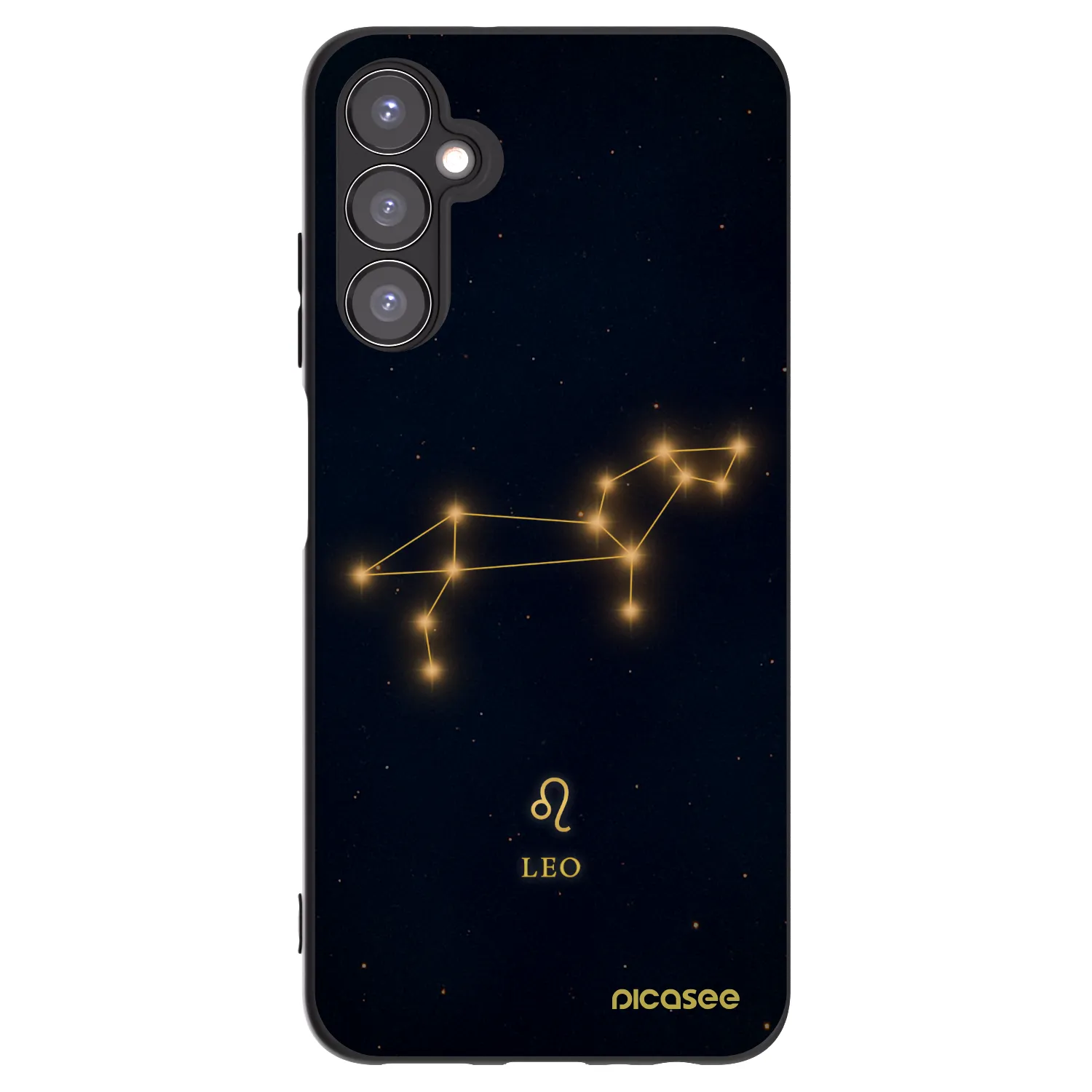 Picasee Samsung Galaxy A05s A057G Hülle - Schwarzes Silikon - LEO
