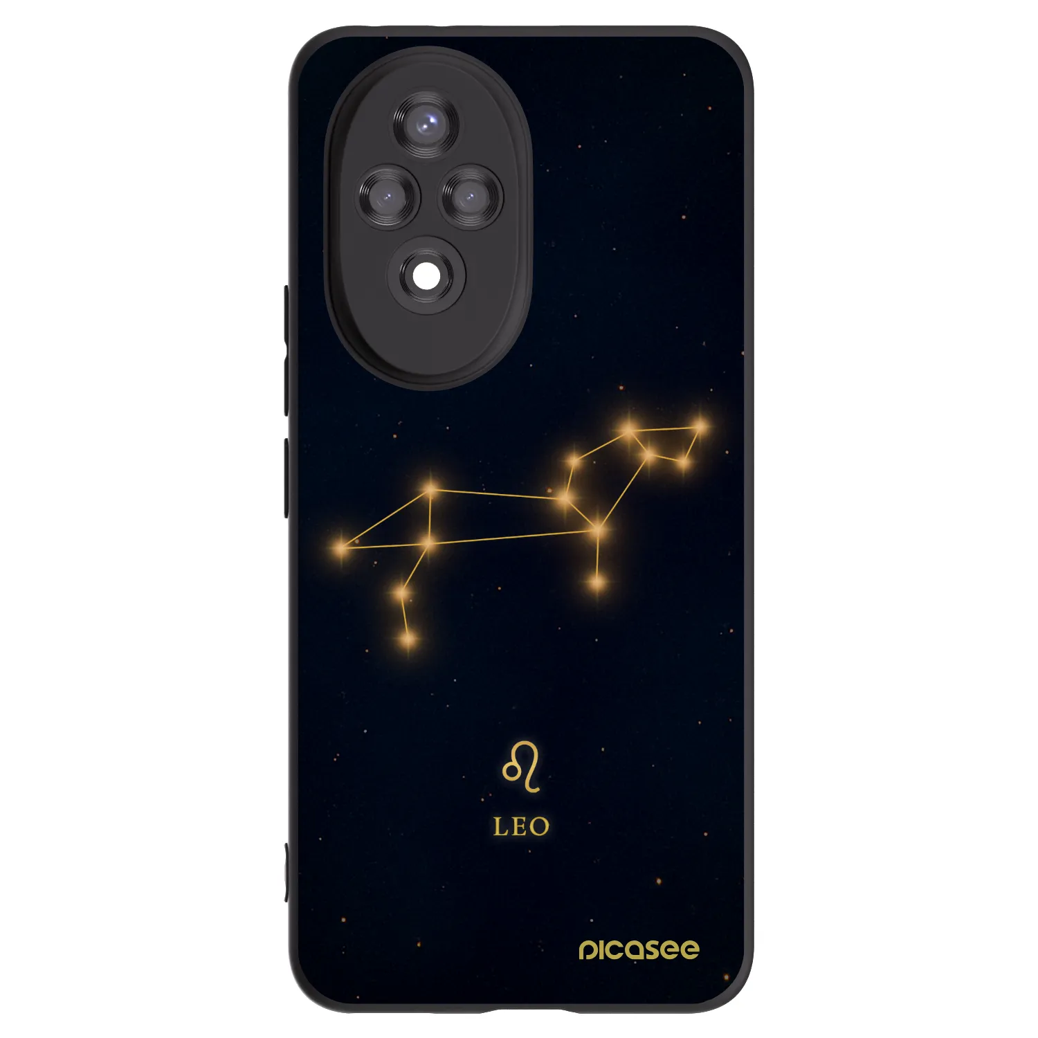 Picasee Honor 200 Pro 5G Hülle - Schwarzes Silikon - LEO