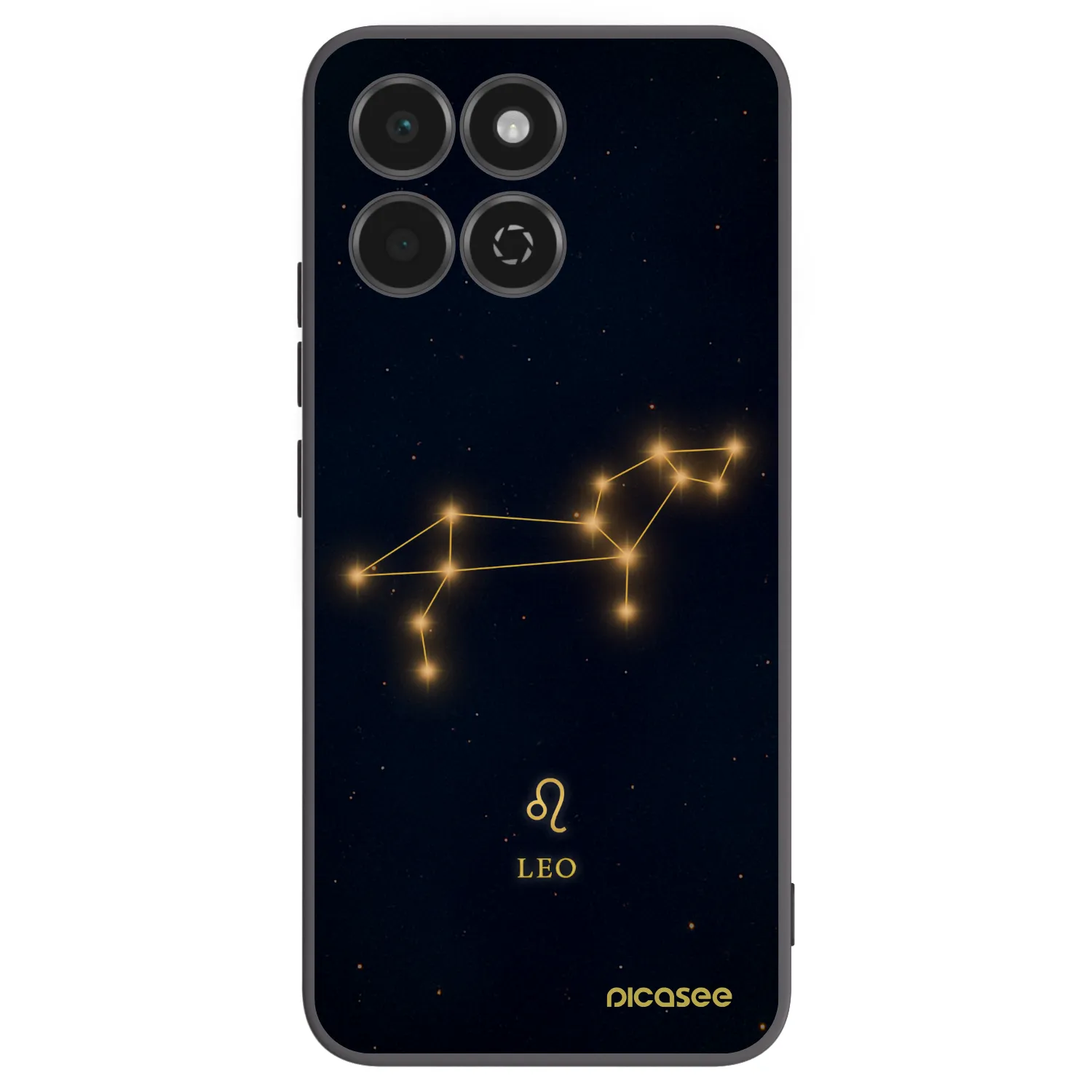 Picasee Honor 200 Smart 5G Hülle - Schwarzes Silikon - LEO