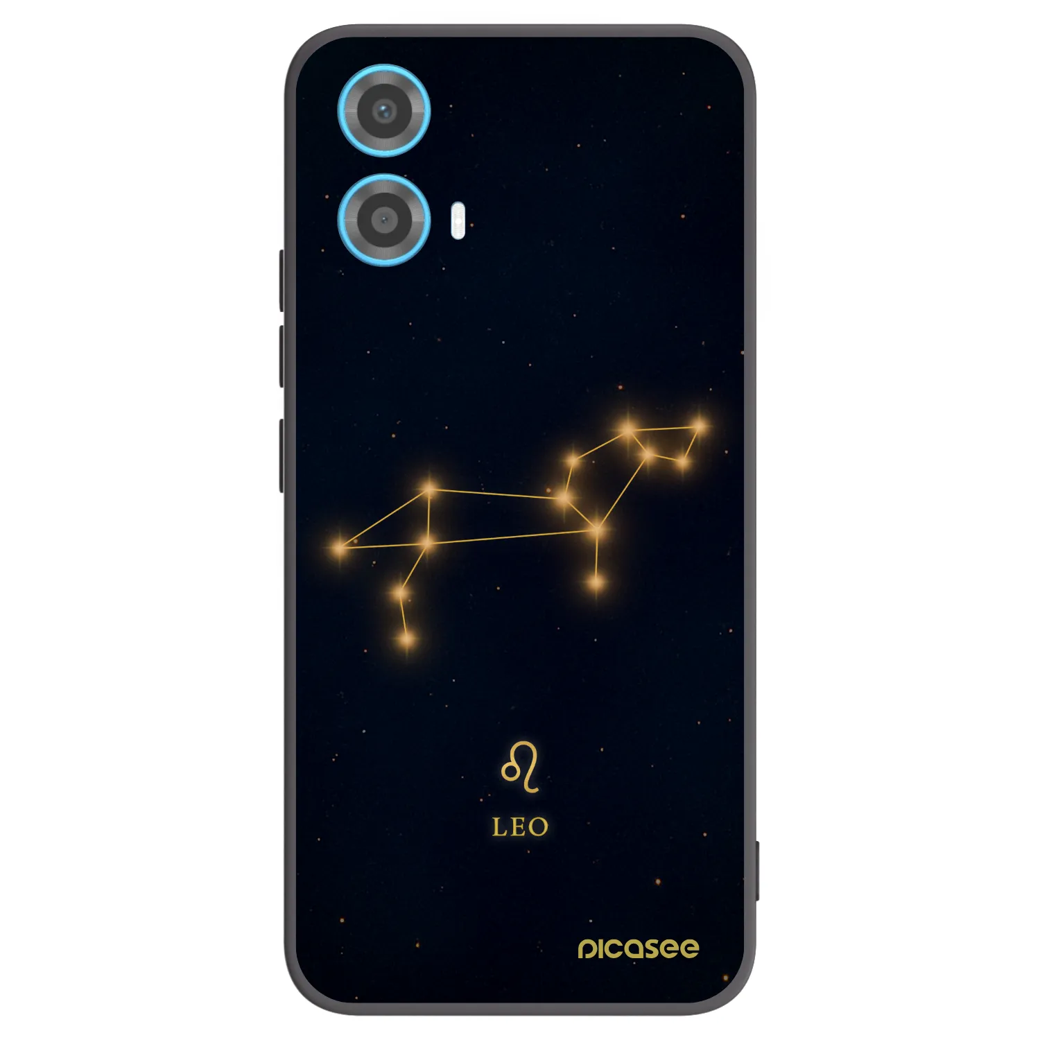 Picasee Motorola Moto G34 5G Hülle - Schwarzes Silikon - LEO