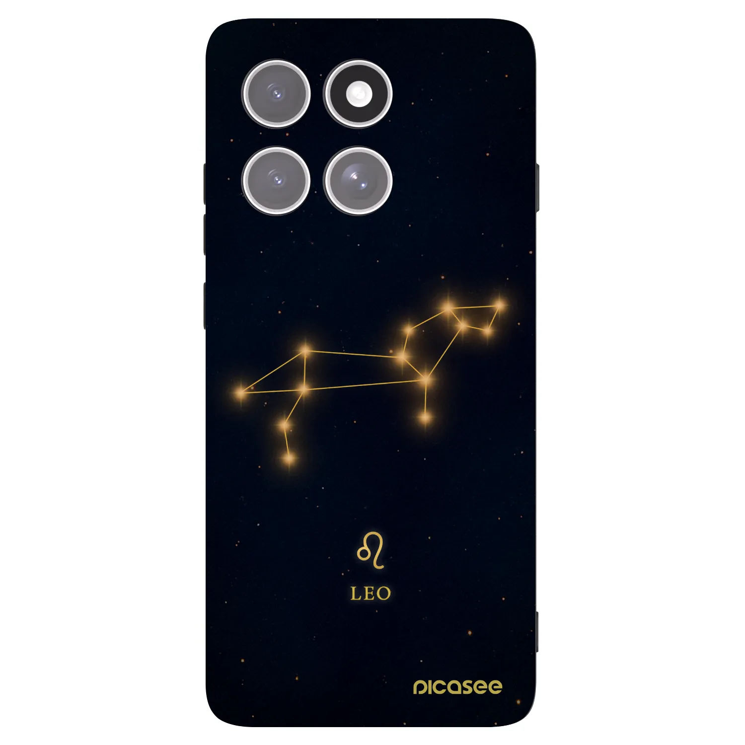 Picasee Motorola Edge 60 Pro Hülle - Schwarzes Silikon - LEO