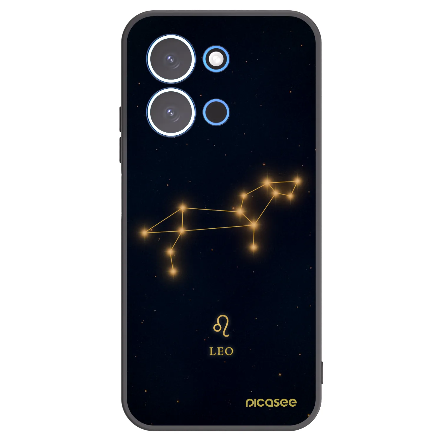Picasee Xiaomi Redmi 15C 4G Hülle - Schwarzes Silikon - LEO