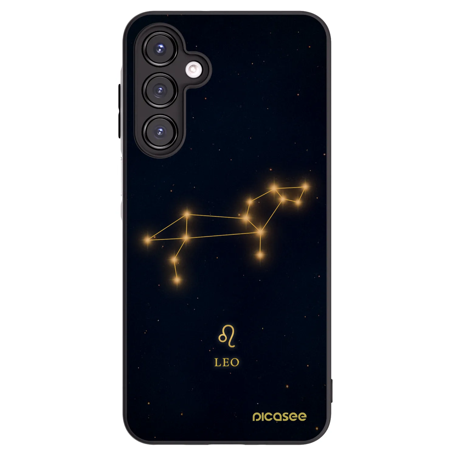 Picasee Samsung Galaxy A16 4G Hülle - Schwarzes Silikon - LEO