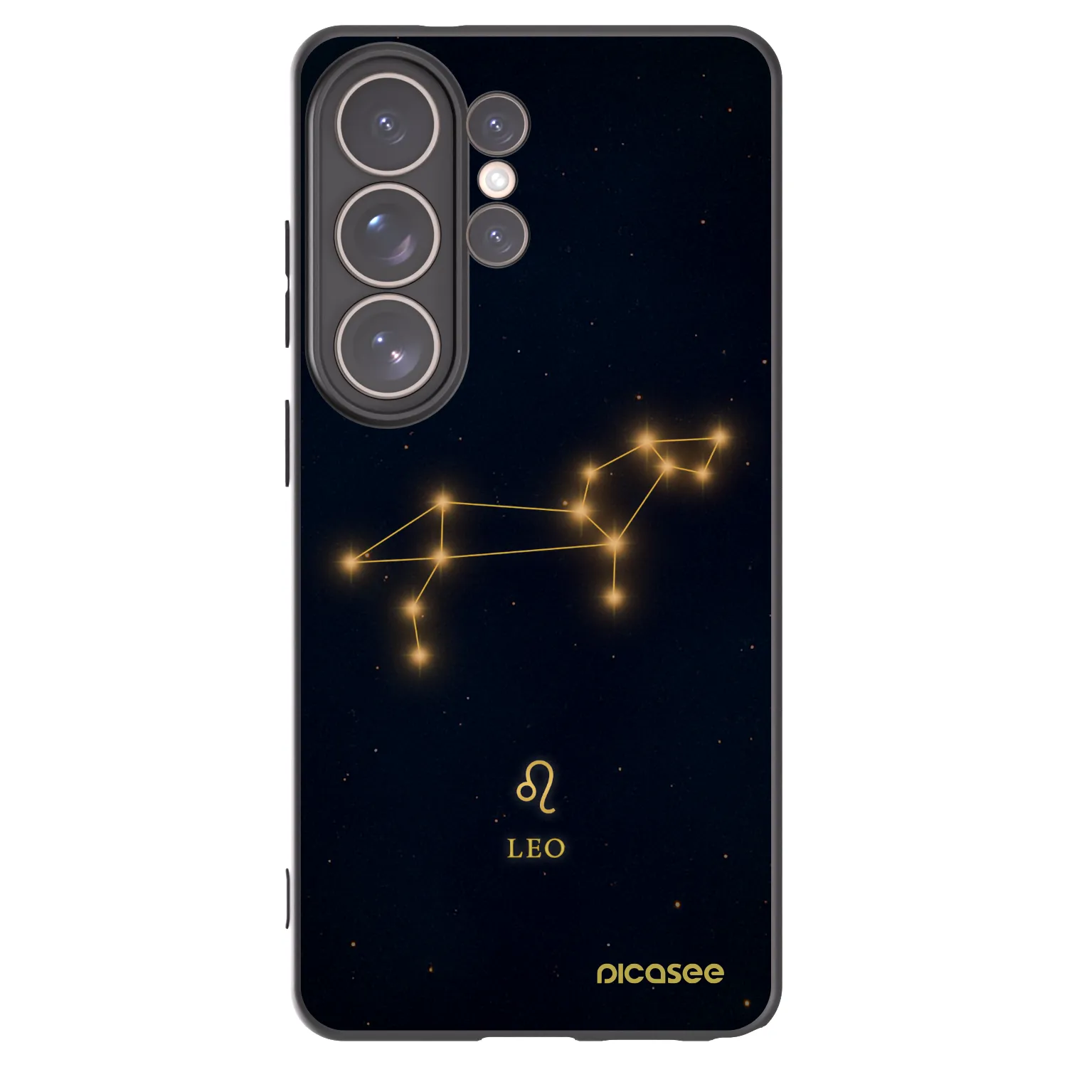 Picasee Samsung Galaxy S26 Ultra Hülle - Schwarzes Silikon - LEO