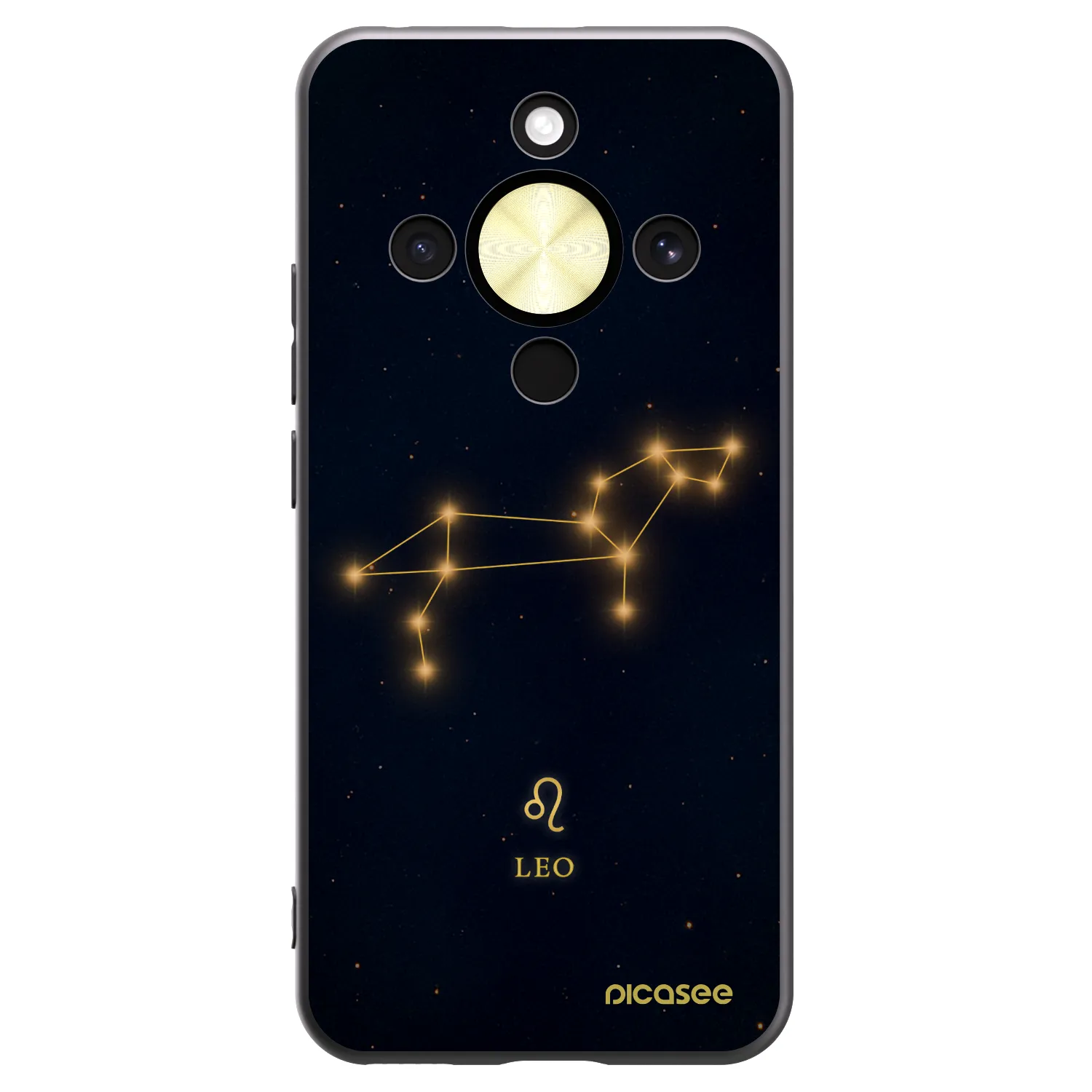 Picasee Honor Magic8 Lite 5G Hülle - Schwarzes Silikon - LEO