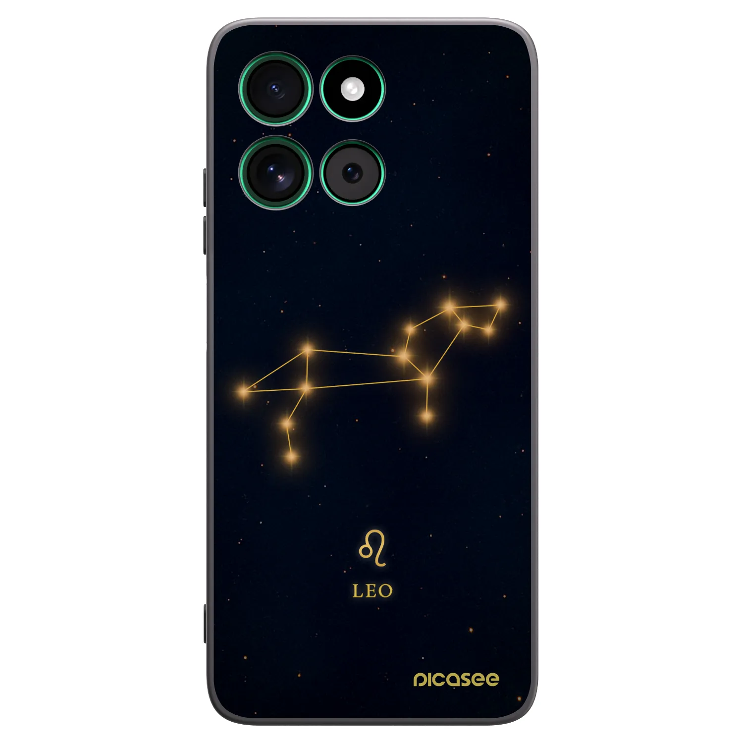 Picasee Motorola Moto G57 Power Hülle - Schwarzes Silikon - LEO