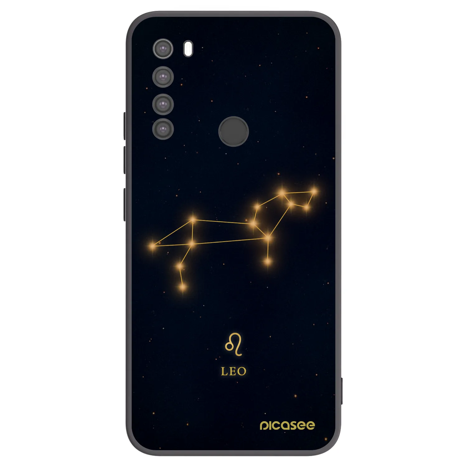 Picasee Xiaomi Redmi Note 8 Hülle - Schwarzes Silikon - LEO