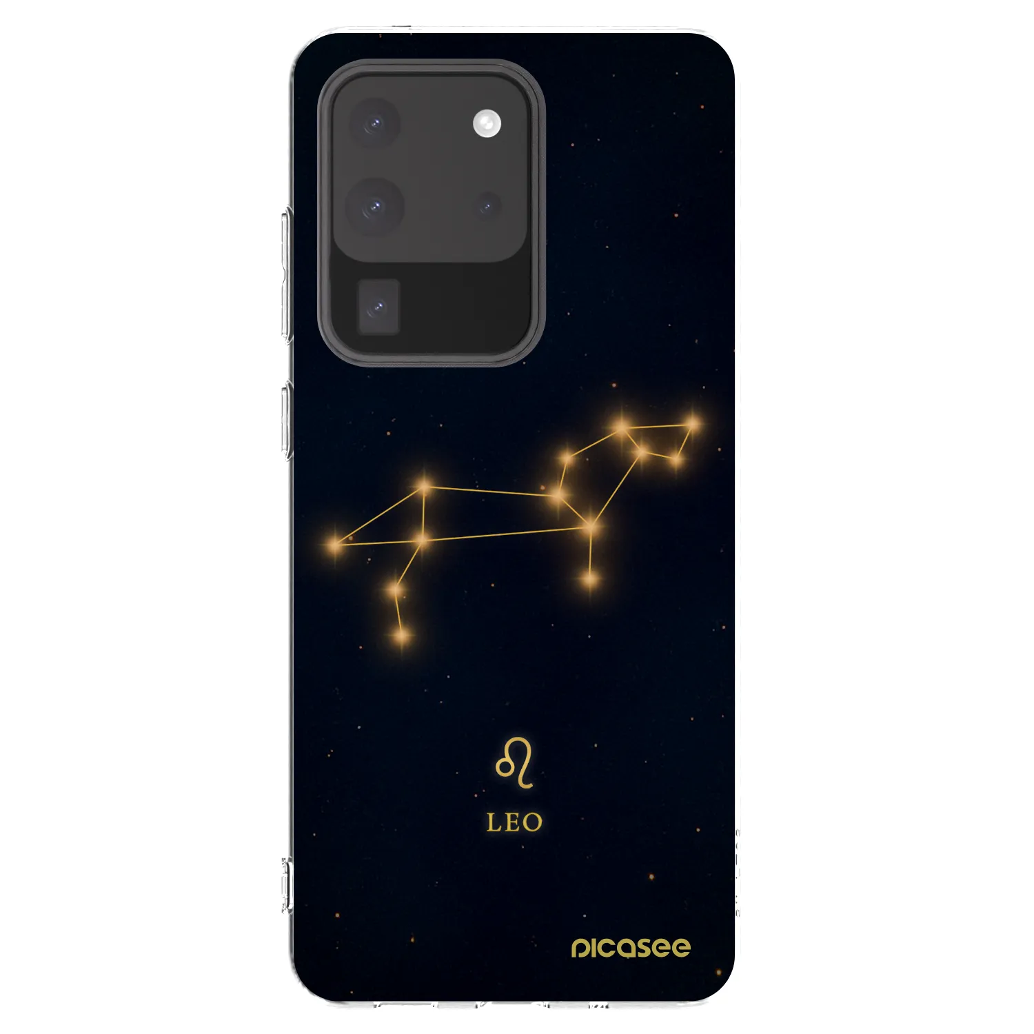 Picasee Samsung Galaxy S20 Ultra 5G G988F Hülle - Transparentes Silikon - LEO