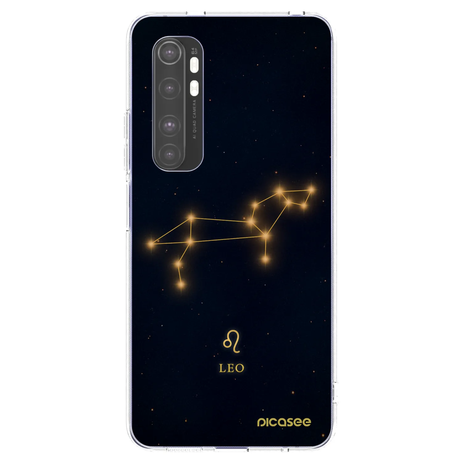 Picasee Xiaomi Mi Note 10 Lite Hülle - Transparentes Silikon - LEO