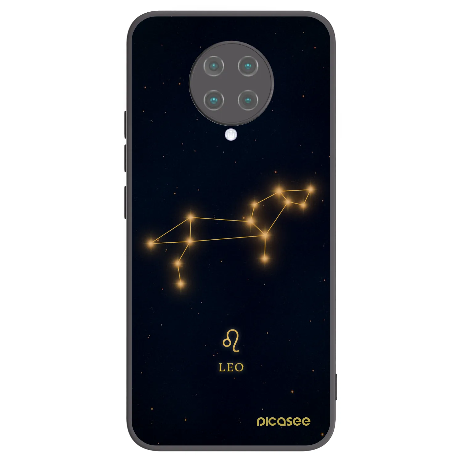 Picasee Xiaomi Poco F2 Pro Hülle - Schwarzes Silikon - LEO