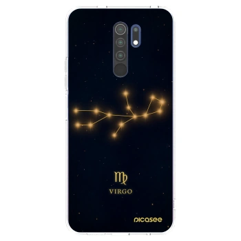 Picasee Xiaomi Redmi 9 Hülle - Transparentes Silikon - VIRGO