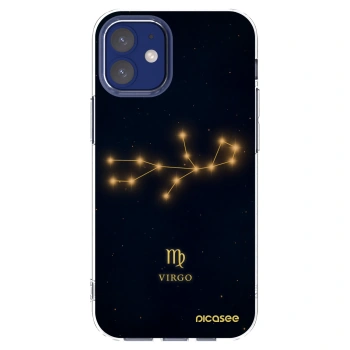 Picasee Apple iPhone 12 mini Hülle - Transparentes Silikon - VIRGO