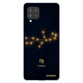 Picasee Samsung Galaxy A42 A426B Hülle - Transparentes Silikon - VIRGO