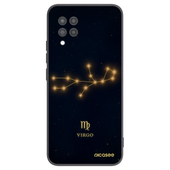 Picasee Samsung Galaxy A42 A426B Hülle - Schwarzes Silikon - VIRGO