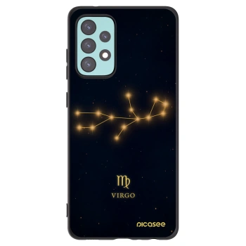 Picasee Samsung Galaxy A72 A725F Hülle - Schwarzes Silikon - VIRGO
