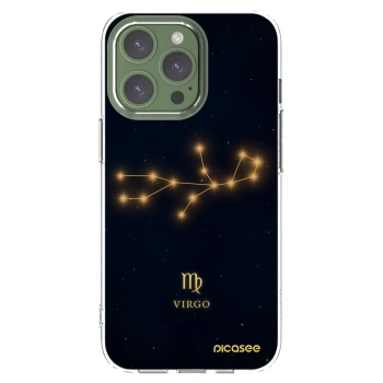 Picasee Apple iPhone 13 Pro Hülle - Transparentes Silikon - VIRGO