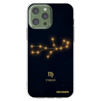 Picasee Apple iPhone 13 Pro Max Hülle - Transparentes Silikon - VIRGO