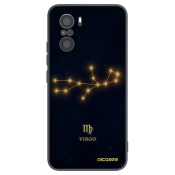 Picasee Xiaomi Poco F3 Hülle - Schwarzes Silikon - VIRGO