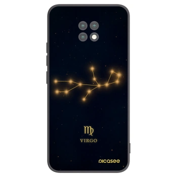 Picasee Xiaomi Redmi Note 9T Hülle - Schwarzes Silikon - VIRGO
